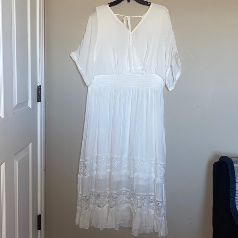 White dress